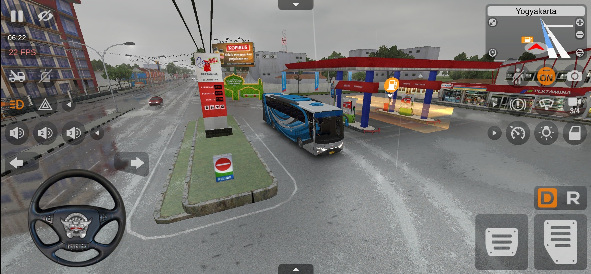 Serunya Ngabuburit Bulan Ramadan dengan Bermain Game Bus Simulator Indonesia SPBU Pertamina