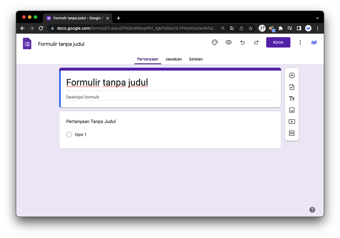 Cara Membuat Polling Pemilu 2024 di Google Form