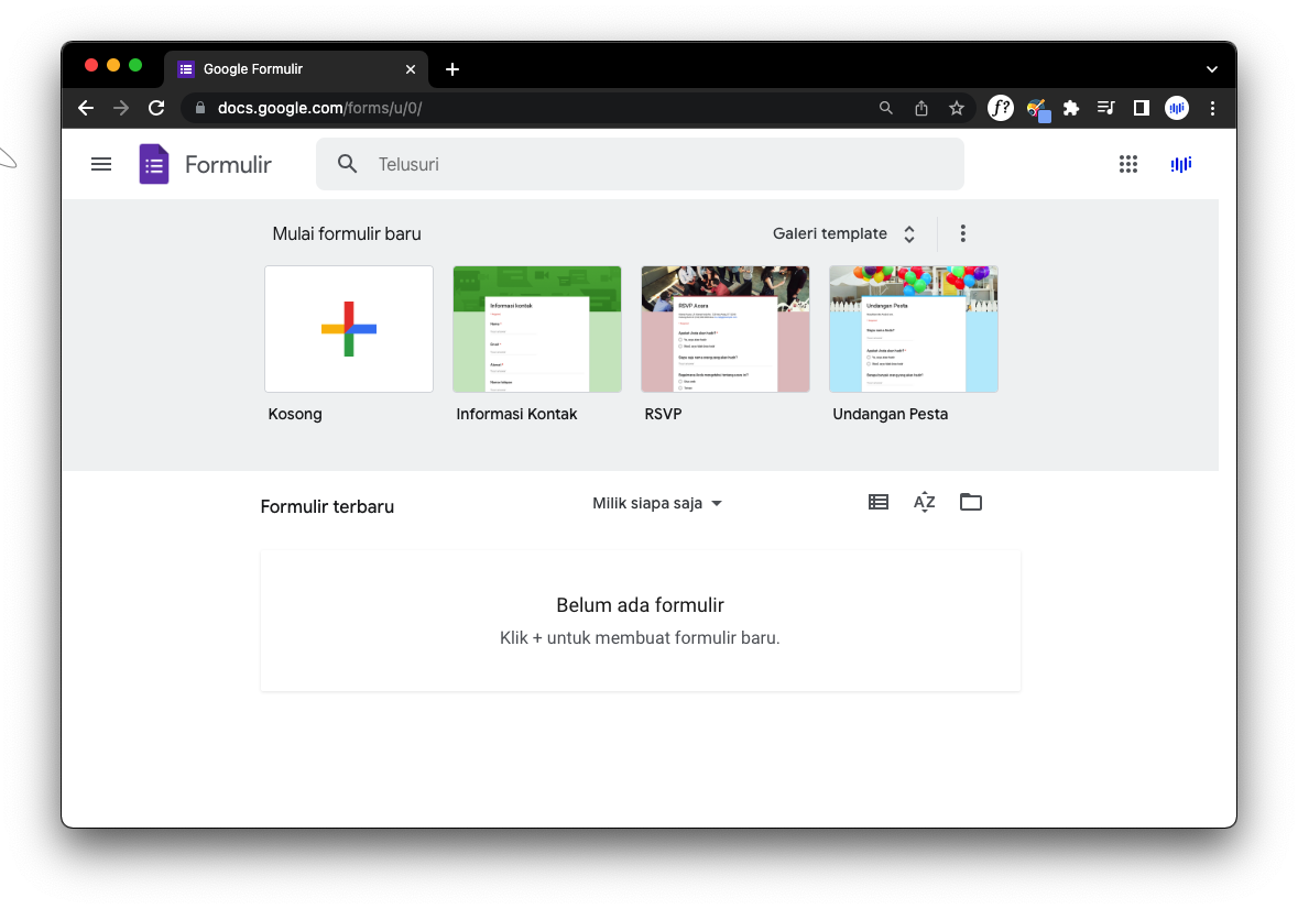 Cara Membuat Polling Pemilu 2024 di Google Form